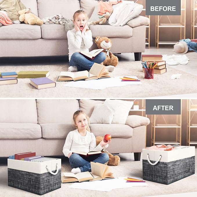 Fab totes Storage Bins, Foldable Storage Baskets - Image 3
