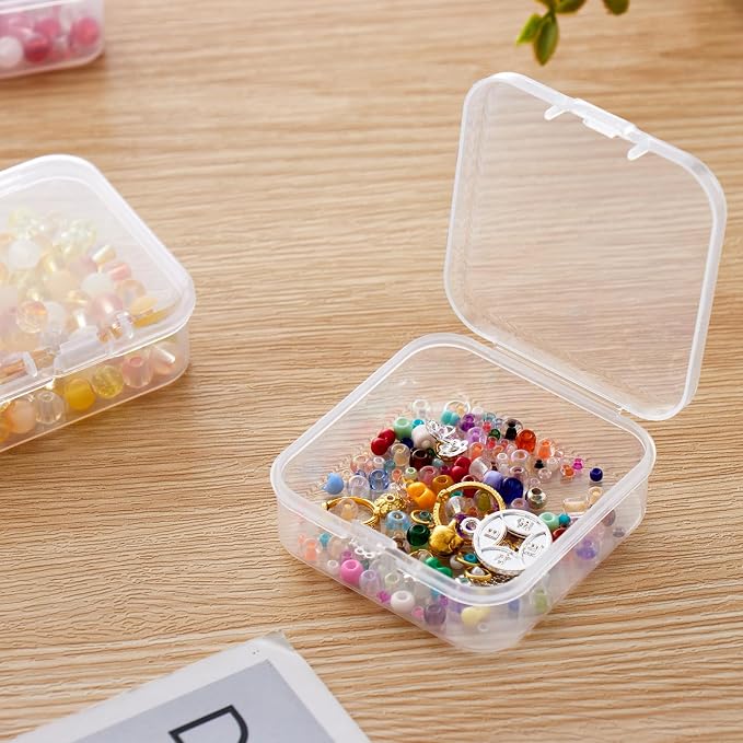 Goodma Small Bead Organizers, 78 Pieces Mixed Sizes Plastic Storage Cases Mini - Image 8