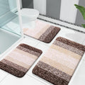 OLANLY Bathroom Rugs Sets 3 Piece, Soft Absorbent Microfiber Bath Mats and by OLANLY