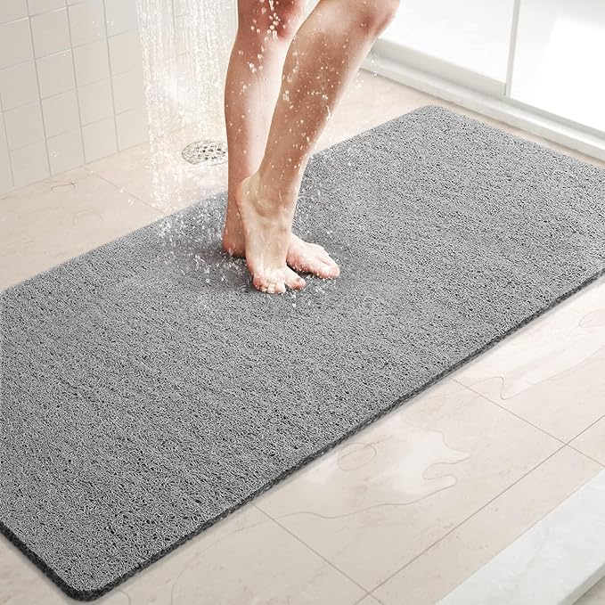 LuxStep Shower Mat Bathtub Mat, 24x32 inch, Non-Slip Bath Mat by LuxStep