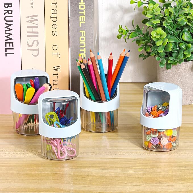 Tbestmax 4 Pack Rotating Qtip Holder Dispenser - Image 5