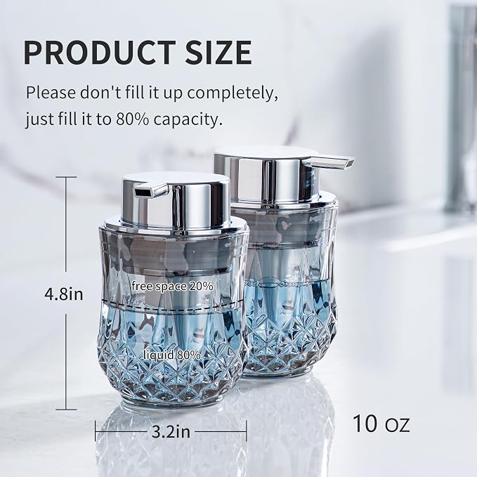 Enra Glass Soap Dispenser Set - Image 4