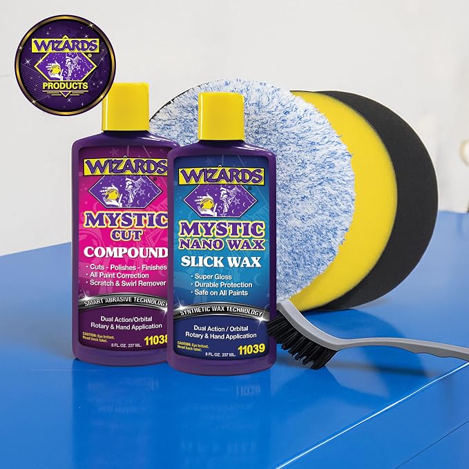 Wizards Buffing Polisher Kit – Foam Cutting Polishing Pads - Image 7
