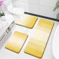 OLANLY Bathroom Rugs Sets 3 Piece, Soft Absorbent Microfiber Bath Mats and by OLANLY