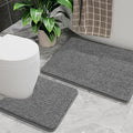 AROGAN Bathroom Rug Sets 2 Piece, Machine Washable Bath Rug Set, Absorbent and by AROGANAREARUG