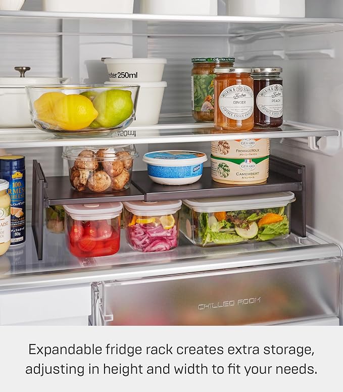 Yamazaki Home Tower Adjustable Extendable Refrigerator Storage Rack - Image 3