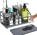 Luxspire Toothbrush Holders, 5 Slots Bathroom Counter Organizer by Luxspire