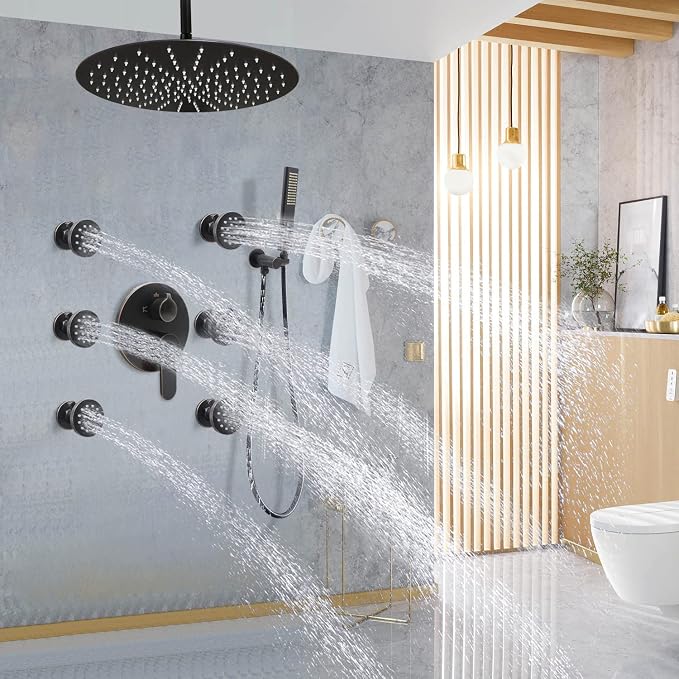 Solid Brass Shower Body Spray Jets - Image 9