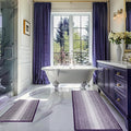 BSICPRO Bathroom Rugs and Mats Sets, 2 Piece Thick Absorbent Chenille Bath Mat by BSICPRO