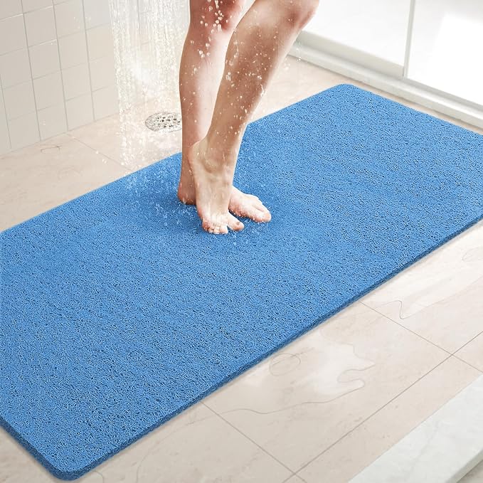 LuxStep Shower Mat Bathtub Mat, 47x16 inch, Non-Slip Bath Mat by LuxStep