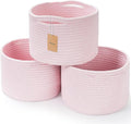 Small Rope Baskets for Storage, Baskets for Gifts Empty, Cute Round Woven Basket by MaxuniTechLife
