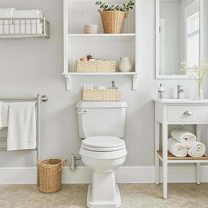 GRANNY SAYS Bathroom Baskets for Organizing, Wicker Basket for Storage - Image 2