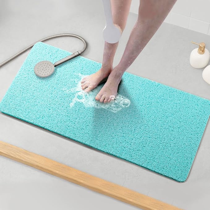 Asvin Soft Textured Bath, Tub Mat, 35x16 Inch, Phthalate Free, Non Slip Comfort by Unknown