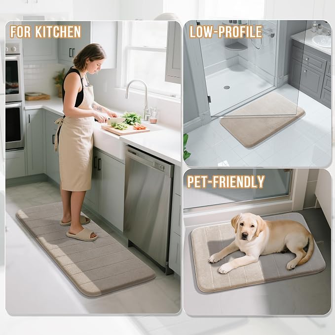 Yimobra U-Shaped Toilet Bath Mat Set 2 Piece - Image 6