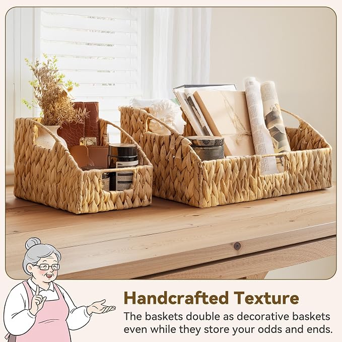 GRANNY SAYS Wicker Storage Basket, Wicker Basket - Image 3