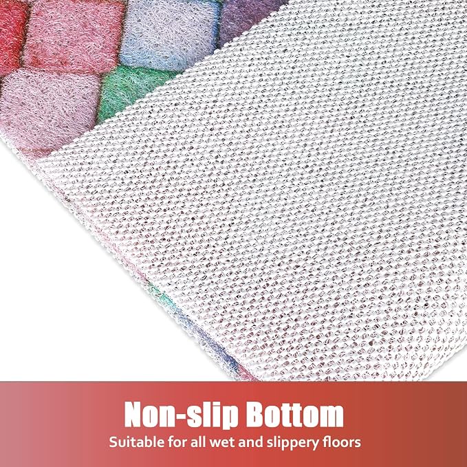 Bathtub Mat Shower Mat Non-Slip: 16x 39 Inch Soft Comfort Bath Mat - Image 2