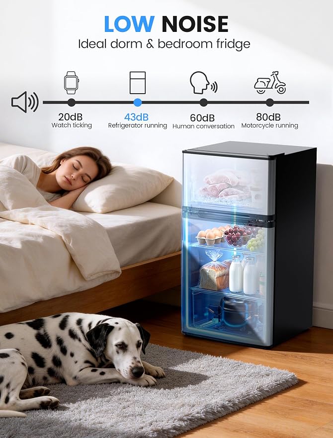 COWSAR 2.5 Cu.Ft Dorm Fridge - Image 5