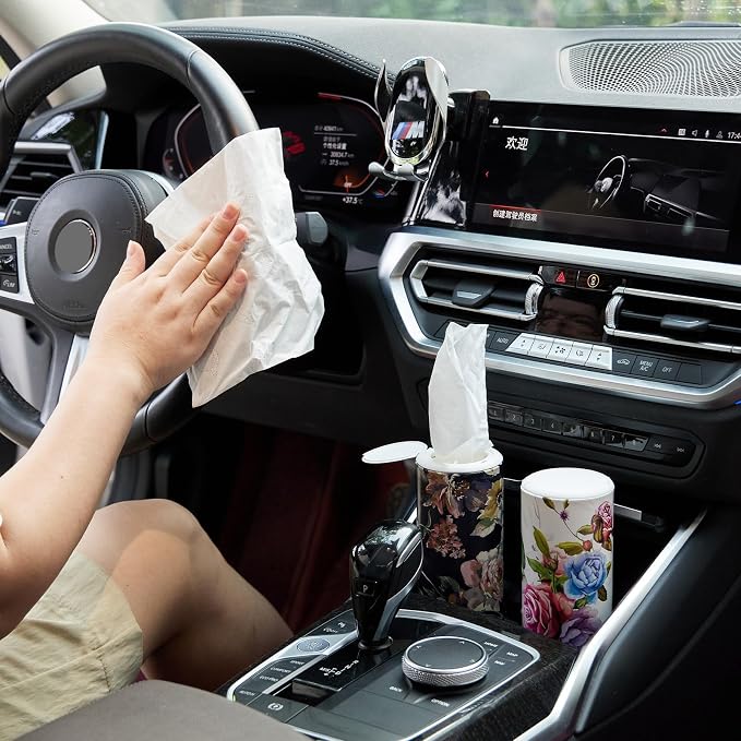 Car Tissues Cylinder Holder - Image 6