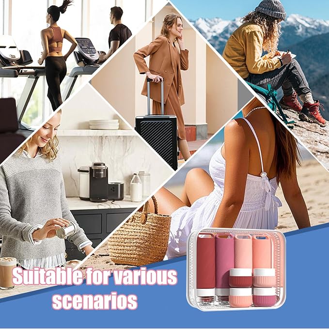 26 Pieces Travel Size Toiletries Bottles Set, Tsa Approved Leakproof Refillable - Image 7