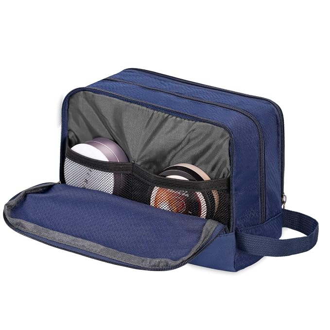 Toiletry Bag for Men Hanging Dopp Kit Water Resistant Shaving Bag Small - Image 7