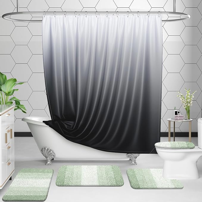 OLANLY Bathroom Rugs Sets 3 Piece, Soft Absorbent Microfiber Bath Mats and - Image 7