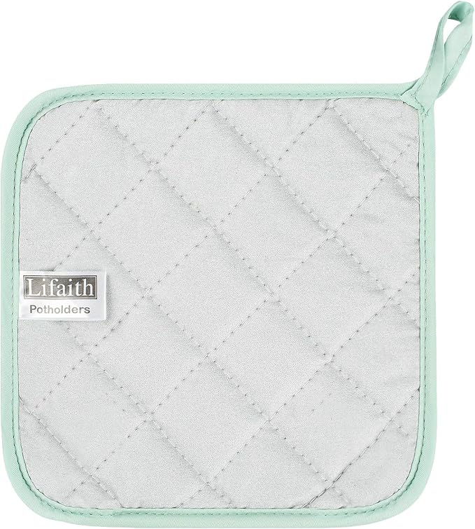 100% Cotton Kitchen Everyday Basic Terry Pot Holder Heat Resistant Coaster - Image 4