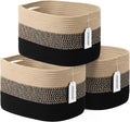 Cotton Rope Storage Basket, Woven Basket by ECDYQXVU