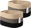 Cotton Rope Storage Basket, Woven Basket by ECDYQXVU