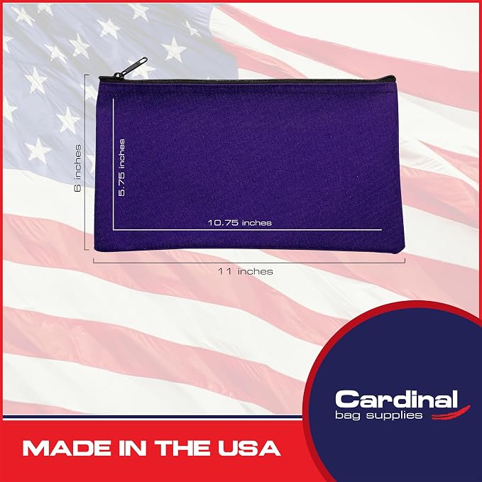 Multipack of 2 Compact Zipper Cloth Pouches, Zipper Bag, Travel Toiletry - Image 2