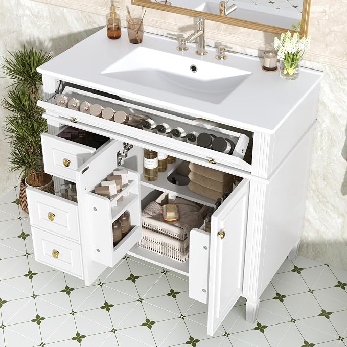 Harper & Bright Designs 36" Bathroom Vanity by HarperBrightDesigns