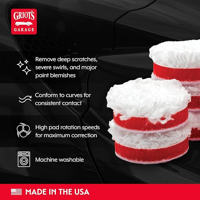 Griot's Garage BOSS 1” Microfiber Pads - Image 3