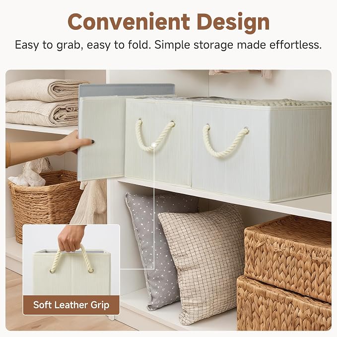 StorageWorks Collapsible Storage Bins, Closet Organizer Bins - Image 5