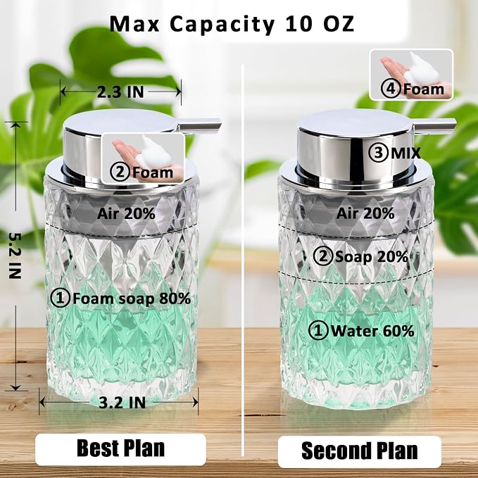 Bathroom Glass Soap Dispenser - Image 5