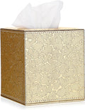 Sumnacon Square Leather Tissue Box Cover by Sumnacon