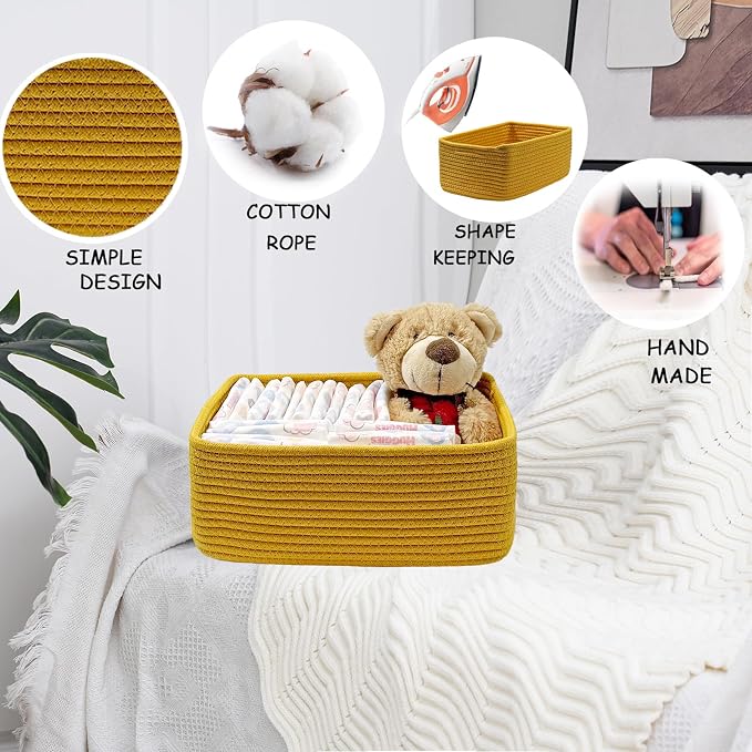 COMFY-HOMI 13" x 8.5" x 5.1" Storage Baskets - Image 5