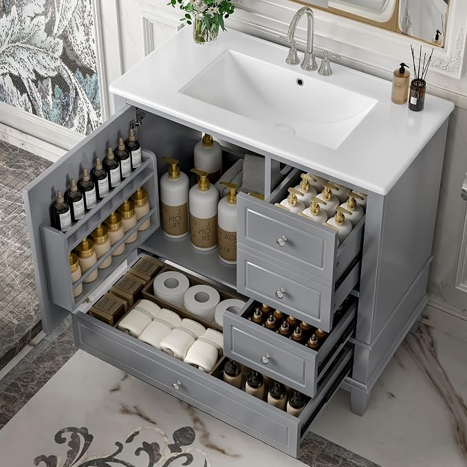 Harper & Bright Designs 36" Bathroom Vanity by HarperBrightDesigns