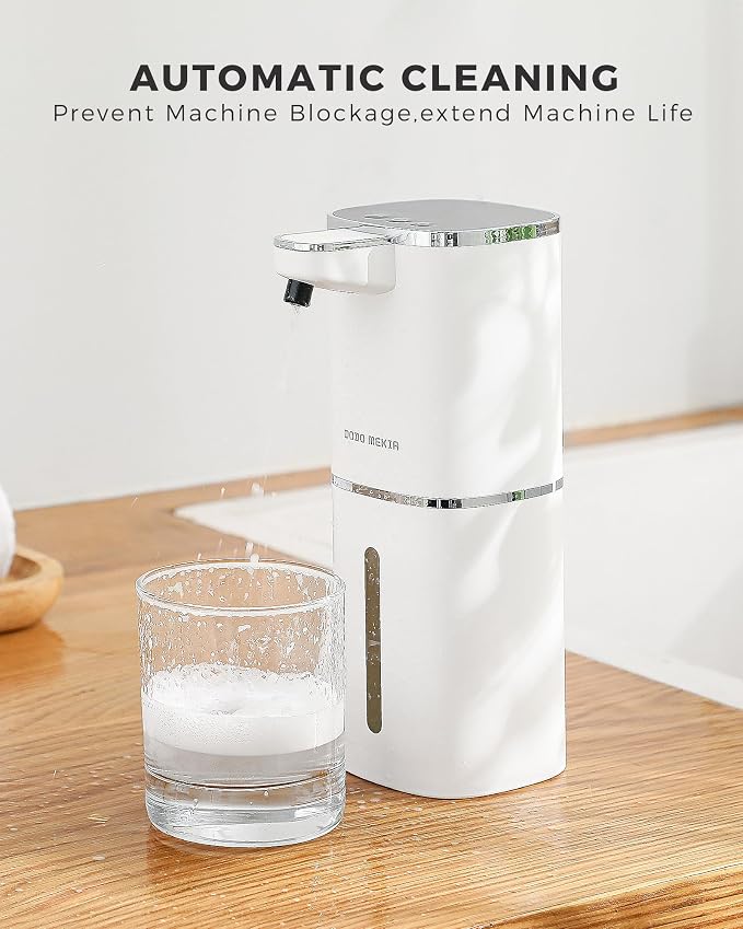 2 Pack Automatic Foaming Soap Dispenser, 400ml//13.53oz, USB Rechargeable - Image 6