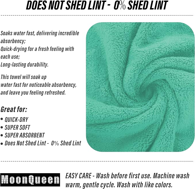 MOONQUEEN 18 Pack Premium Hand Towels - Image 4