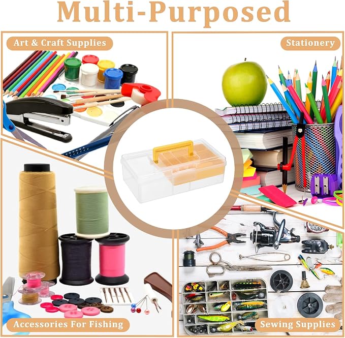 JUXYES Plastic Carry Storage Box - Image 8