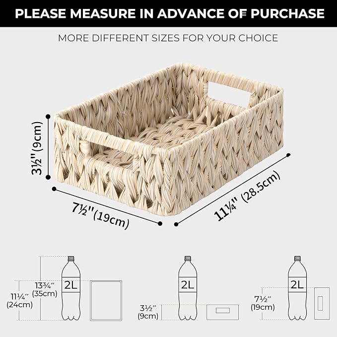 GRANNY SAYS Wicker Baskets for Organizing, Storage Basket for Shelves, Shelf - Image 4