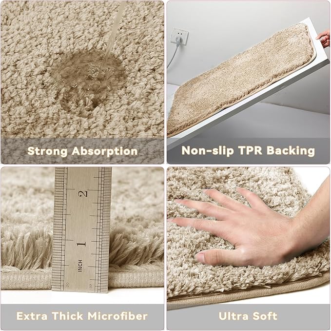Beige Bathroom Accessories Set - Image 4