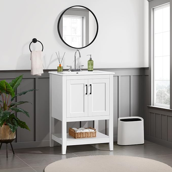 Yaheetech 24" Modern Bathroom Vanity - Image 3