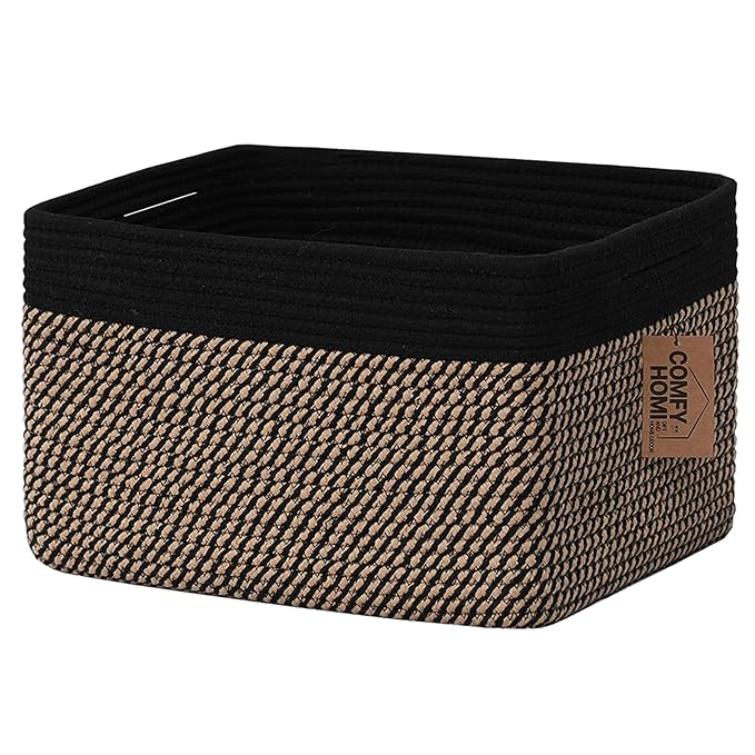 COMFY-HOMI Cotton Rope Woven Basket by COMFY-HOMI