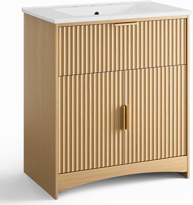 Amada 30'' Bathroom Vanity - Image 9