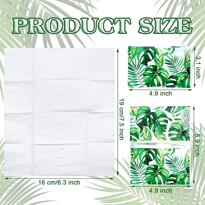 Geyee 50 Packs Tissue Travel Size Facial Paper Napkins Travel Packs Disposable - Image 2