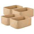 4 Pack Small Storage Shelf Baskets by OIASKET