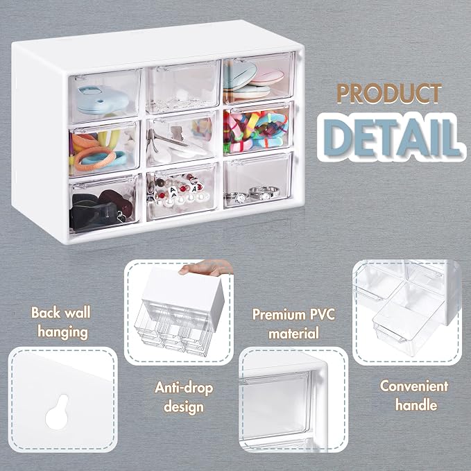 Amyhill 6 Pcs Mini Drawer Organizer Small Organizer - Image 4