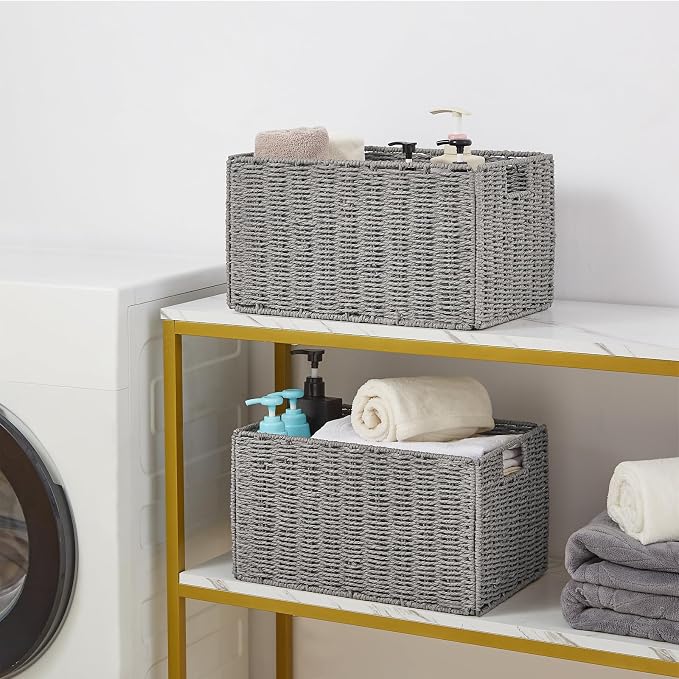 Vagusicc Wicker Storage Basket, Small Storage Baskets - Image 3