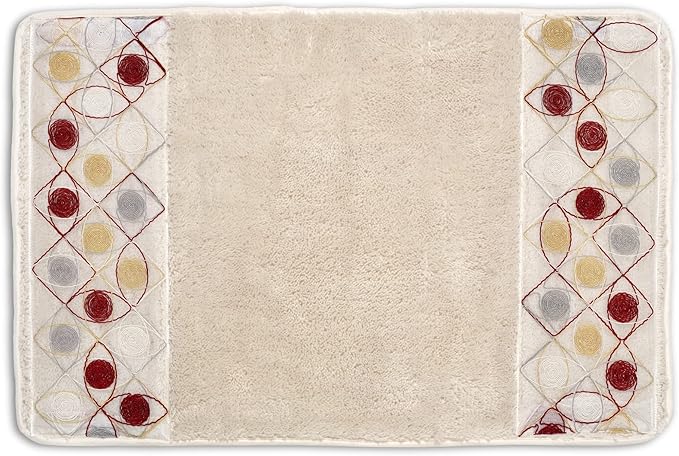 Zahari Home Sedona Modern Bathroom Rug Classic Luxury Bath Rug Contemporary by ZahariHome