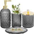 Jenseits Gray Bathroom Accessories Set by Jenseits